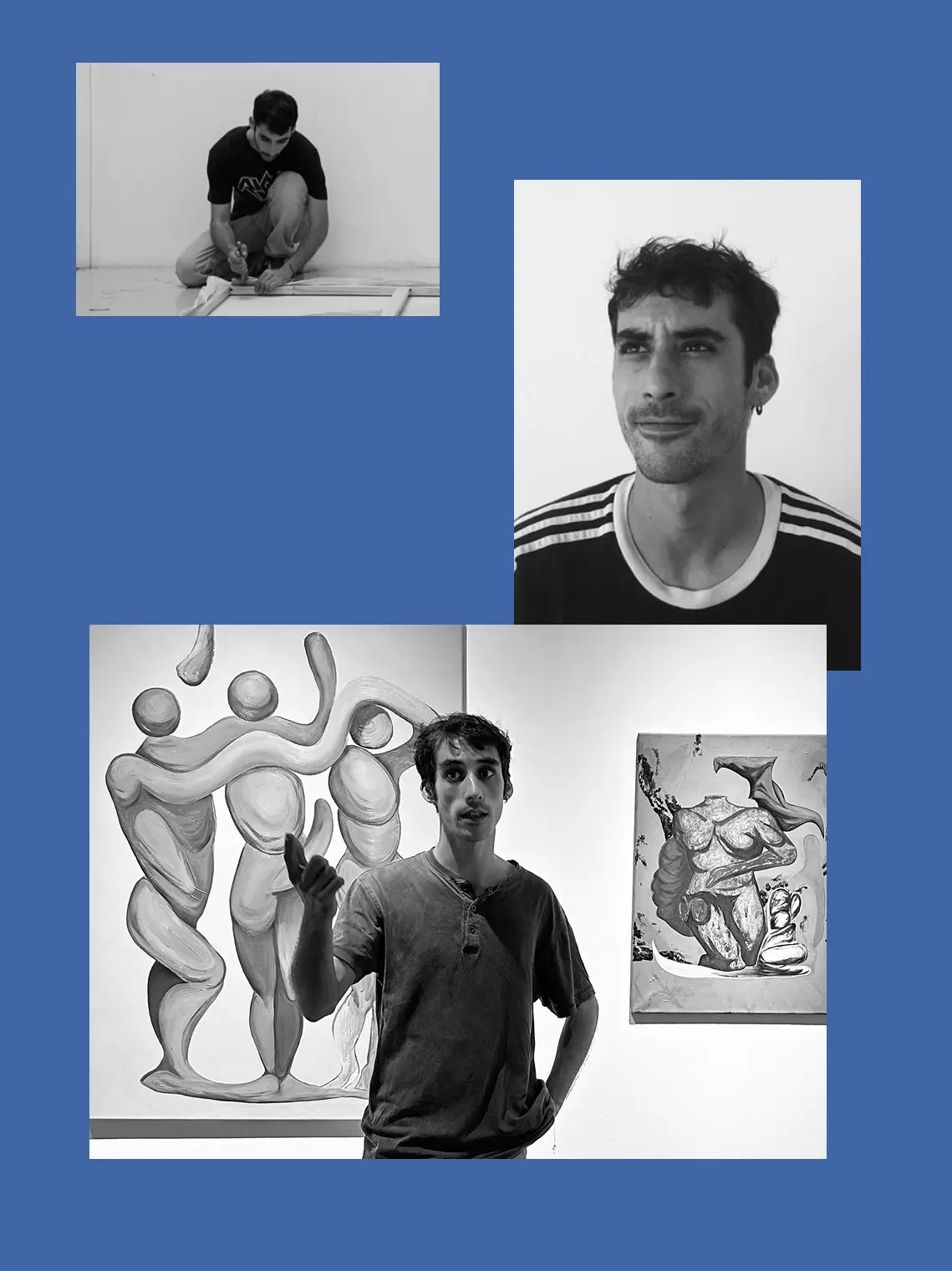 Retrat de Quim Gordun, educador i artista visual